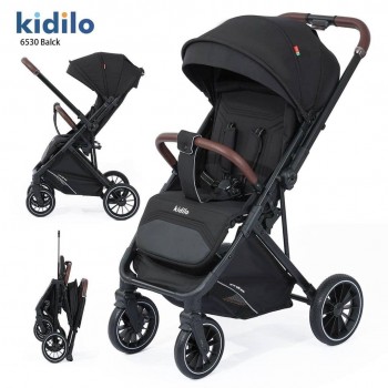 POUSSETTE VALISE KIDILO 6530- NOIR