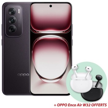 Smartphone OPPO Reno12 5G 12Go 512Go NOIR + OPPO Enco Air W32 Offerts