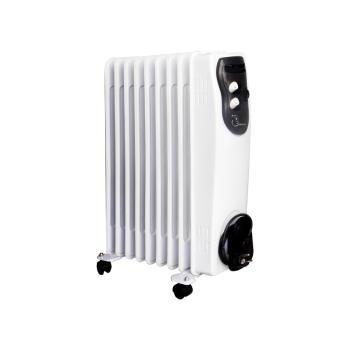 RADIATEUR BAIN D'HUILE COALA BH2000 COMPACT 9 ÉLÉMENTS 2000W - BLANC